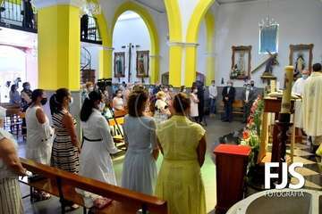  Telde rinde honores a la Virgen de Las Nieves con una solemne misa en Lomo Magullo/Francisco Javier Santana-TA.